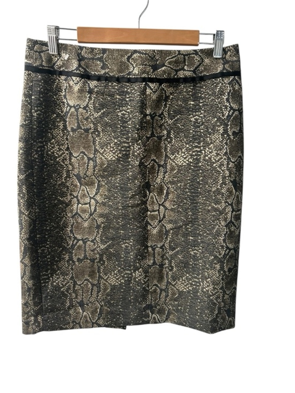 Ann Taylor Snake Print Pencil Skirt